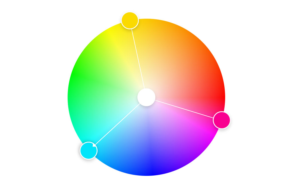 cores triádicas