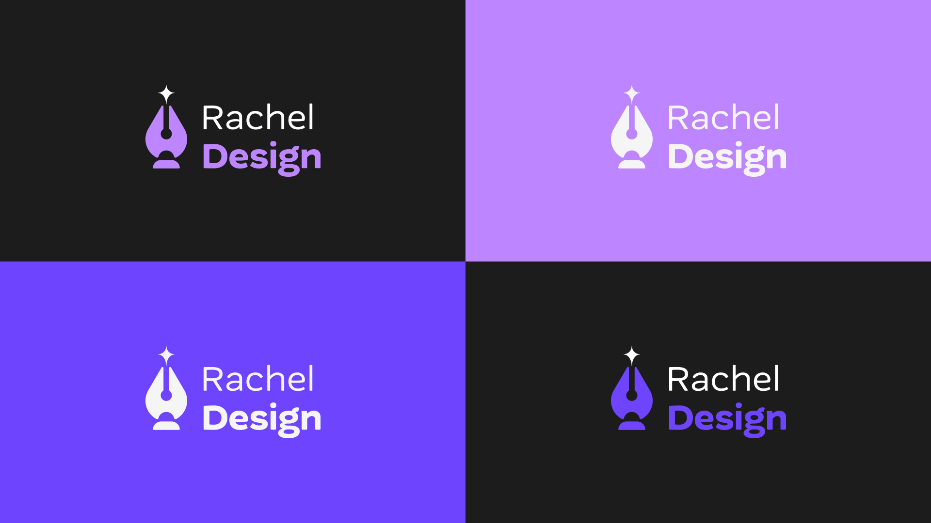 rachel design identidade visual