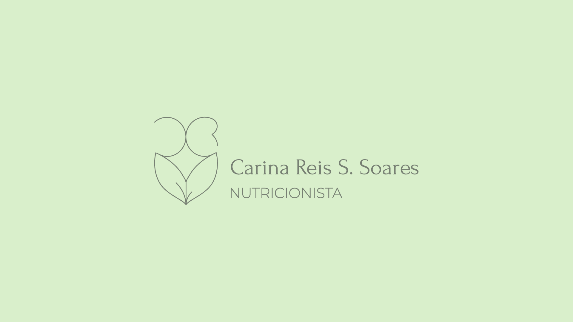 carina reis nutricionista identidade visual